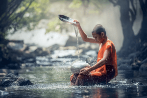 river water ,meditation culture worship sacred spiritual