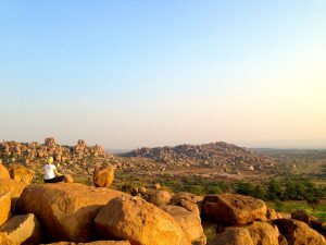 Meditation Yoga Hampi India Travel sunset health